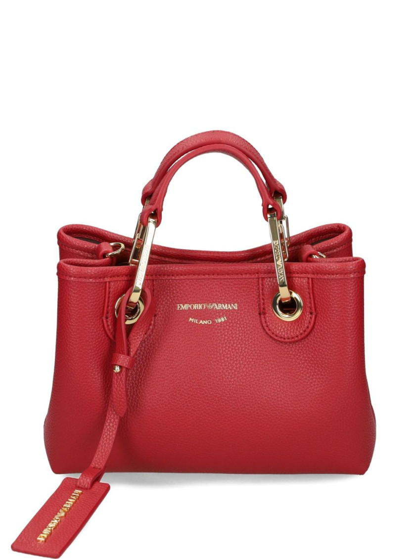 Emporio Armani My Ea Xs Shopping Bag In Red