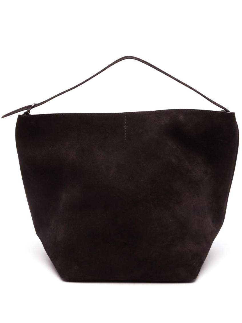 Totême Brown Belted Tote In Brown