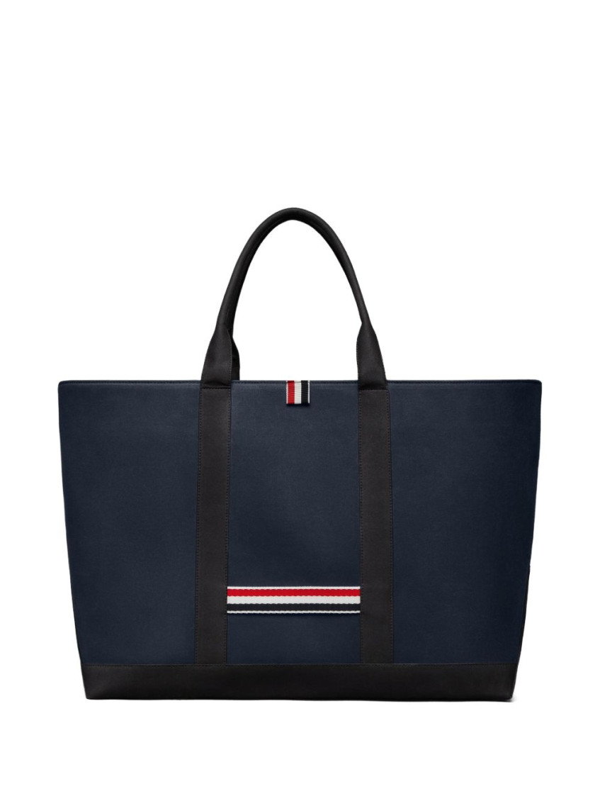 Thom Browne Blue Tool Medium Tote In Blue