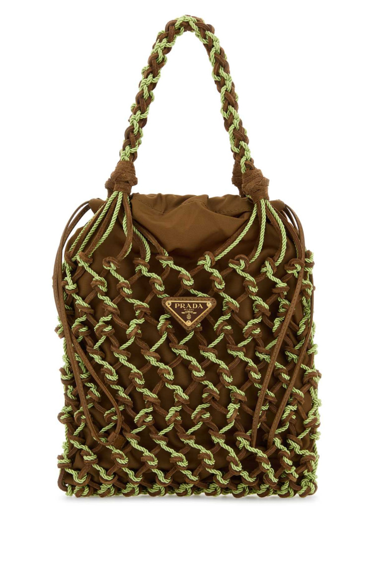 Prada Brown Noue Tote In Brown