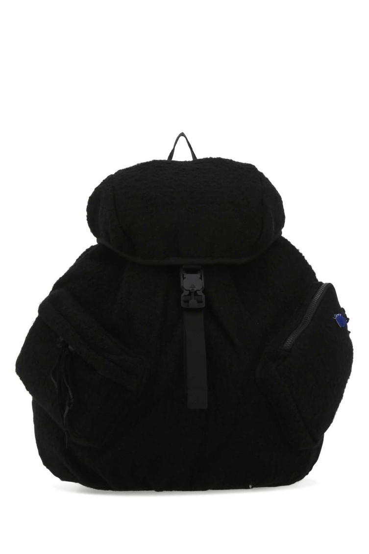 Ader Error Black Boucle Backpack for Men Online India at Darveys.com