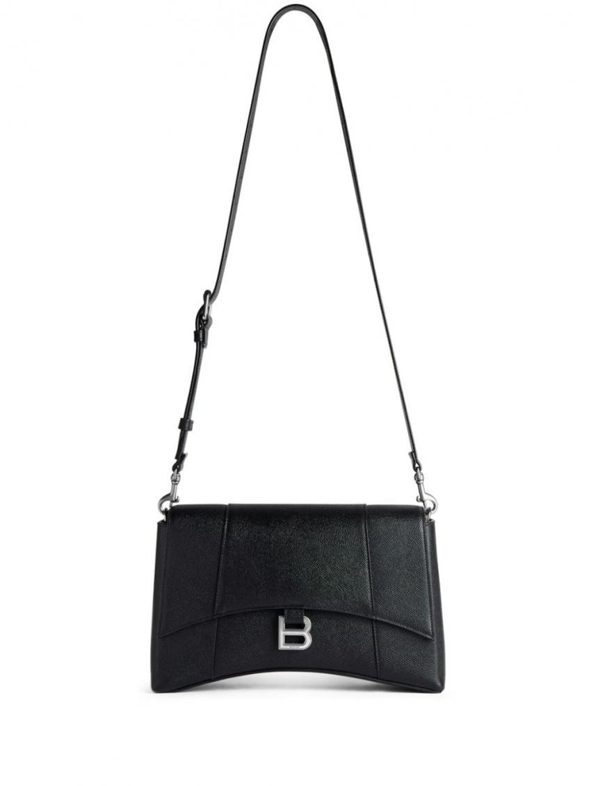 Balenciaga Downtown Crossbody Bag In Black