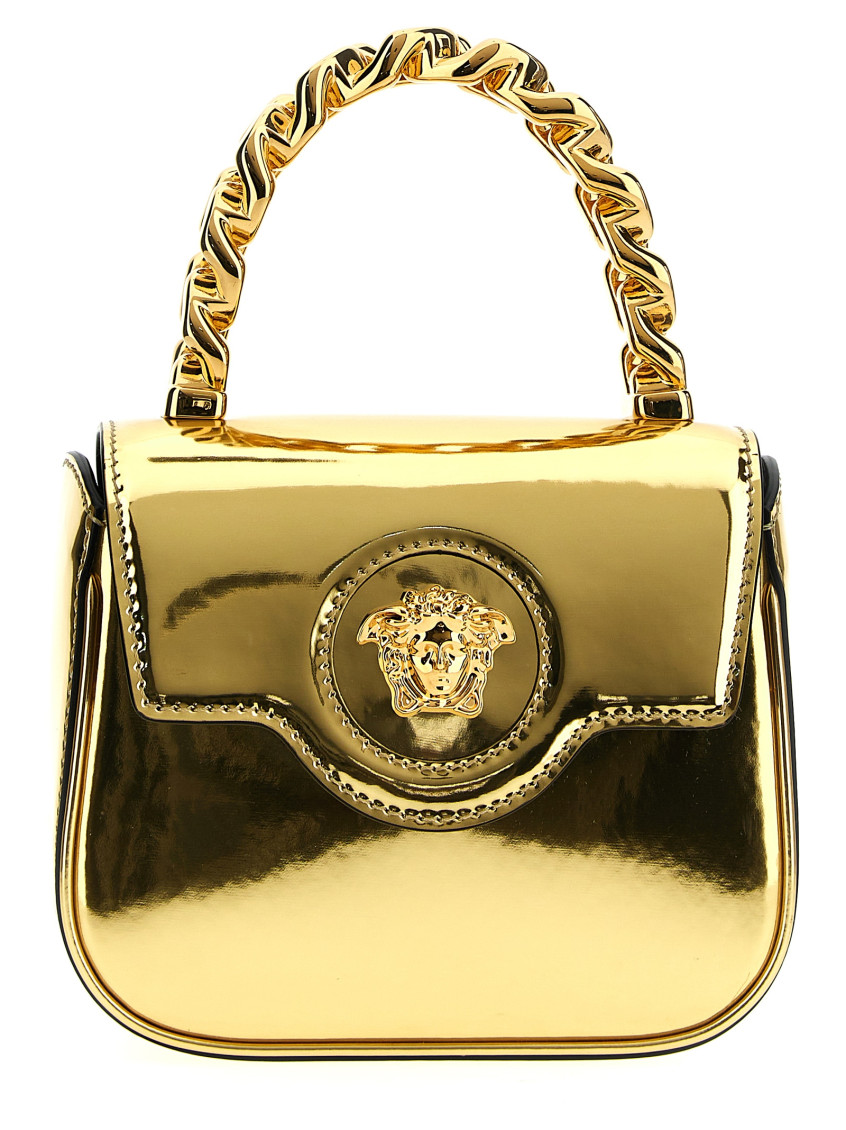 Versace Gold La Medusa Mini Handbag