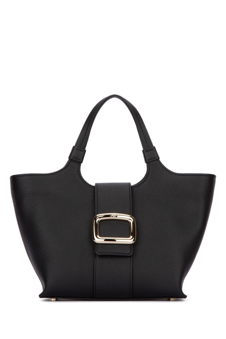 Roger Vivier Black Choc Mini Tote