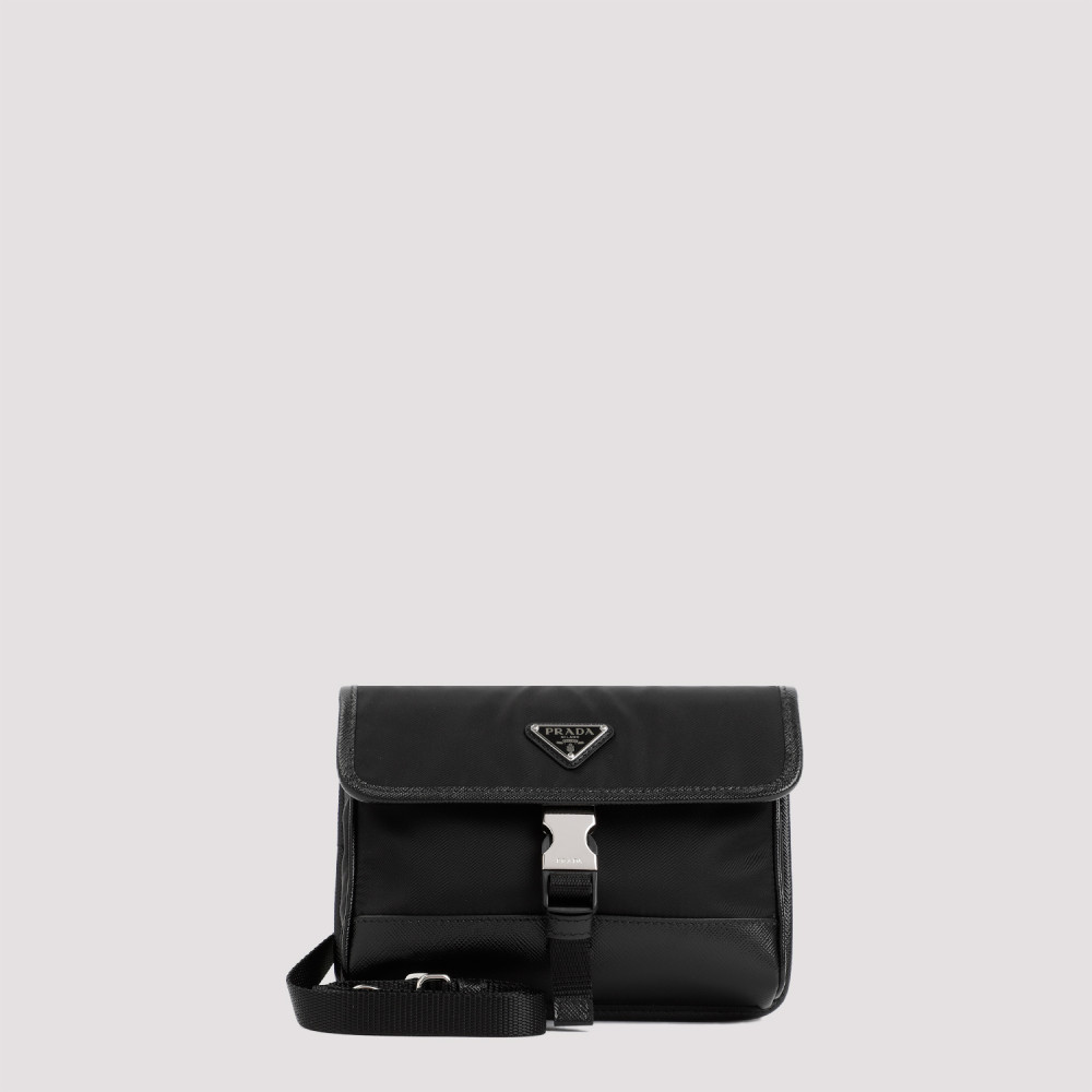 Prada Black Phone Holder Crossbody Bag