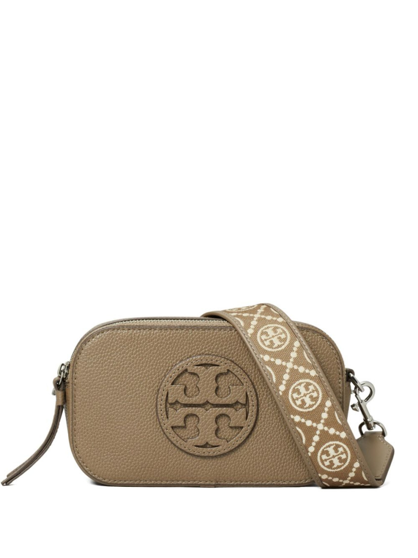 Tory Burch Wild Mushroom Miller Mini Crossbody Bag In Brown