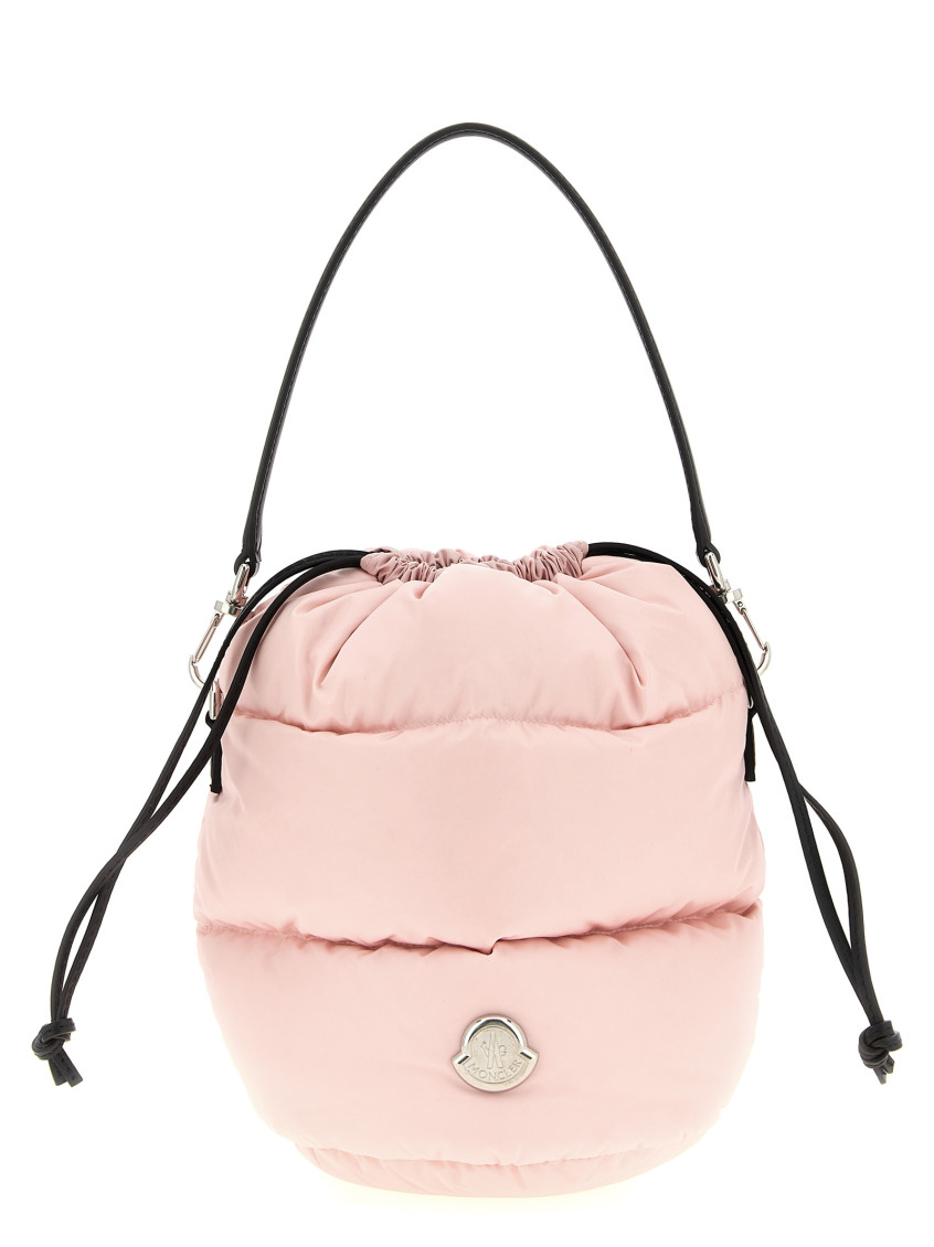 Moncler Pink Caradoc Bucket Bag In Pink