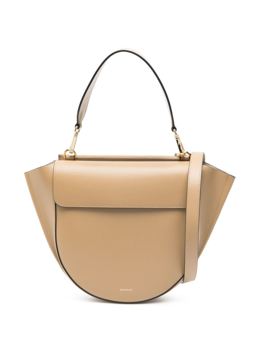 Wandler Light Brown Hortensia Medium Shoulder Bag In Brown