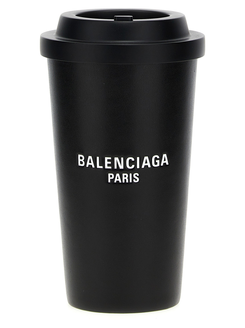 Shop Balenciaga Black 9 Am Clutch