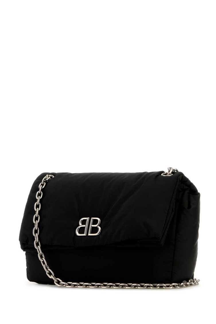 ショルダーバッグ・ポシェット Balenciaga Black Nylon Medium Monaco Shoulder Bag Balenciaga Black nylon medium Monaco shoulder bag for Women