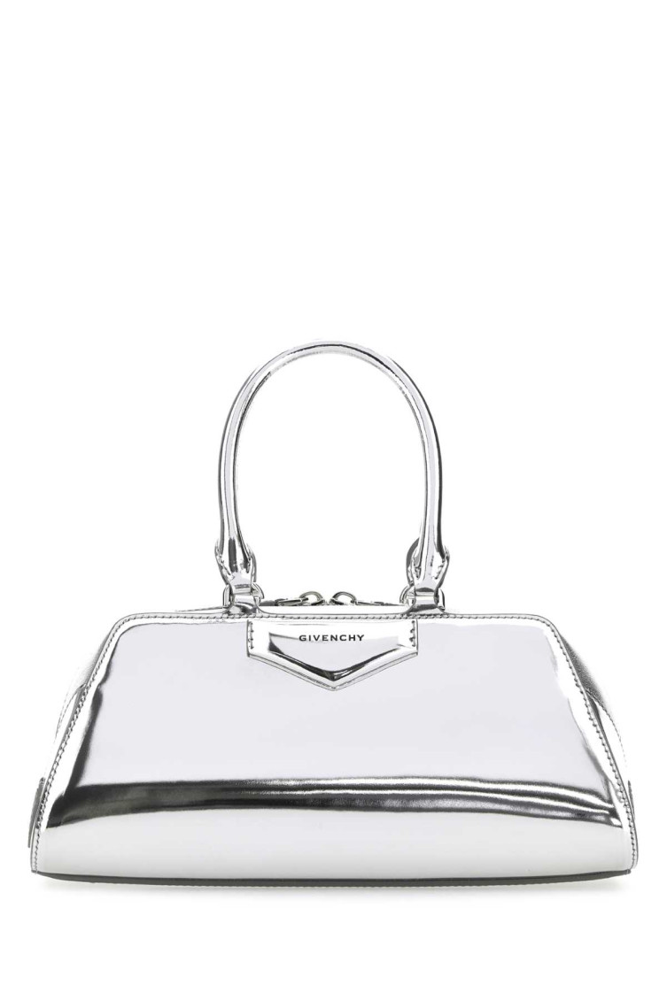 Givenchy Silver Antigona Small Satchel