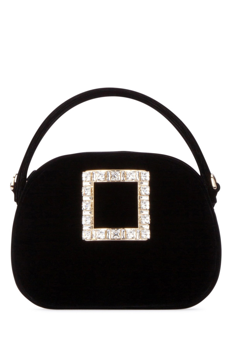 Roger Vivier Black Ladybug Mini Crossbody Bag In Black
