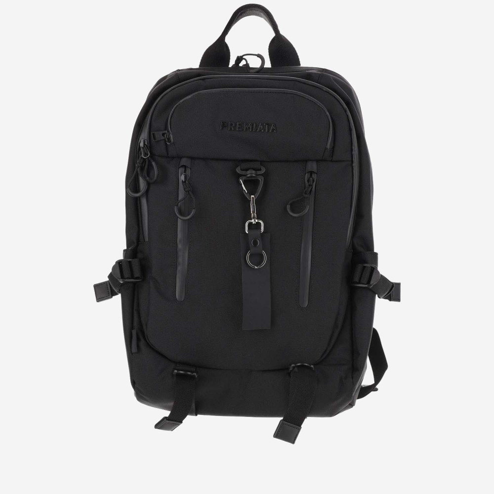 Premiata Black Nylon Ventura Backpack