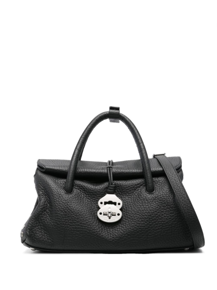 Zanellato Black Small Dotta Tote Bag In Black