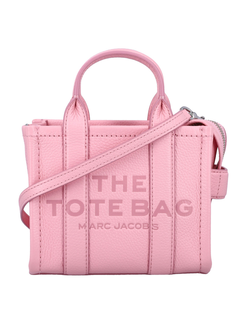 Marc Jacobs Pink The Tote Bag Mini Leather Tote In Pink