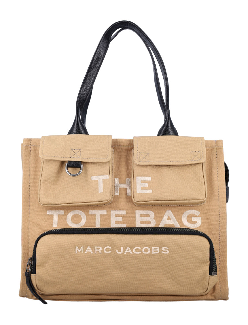 Marc Jacobs Light Brown The Large Cargo Canvas Tote Bag In Light Brown