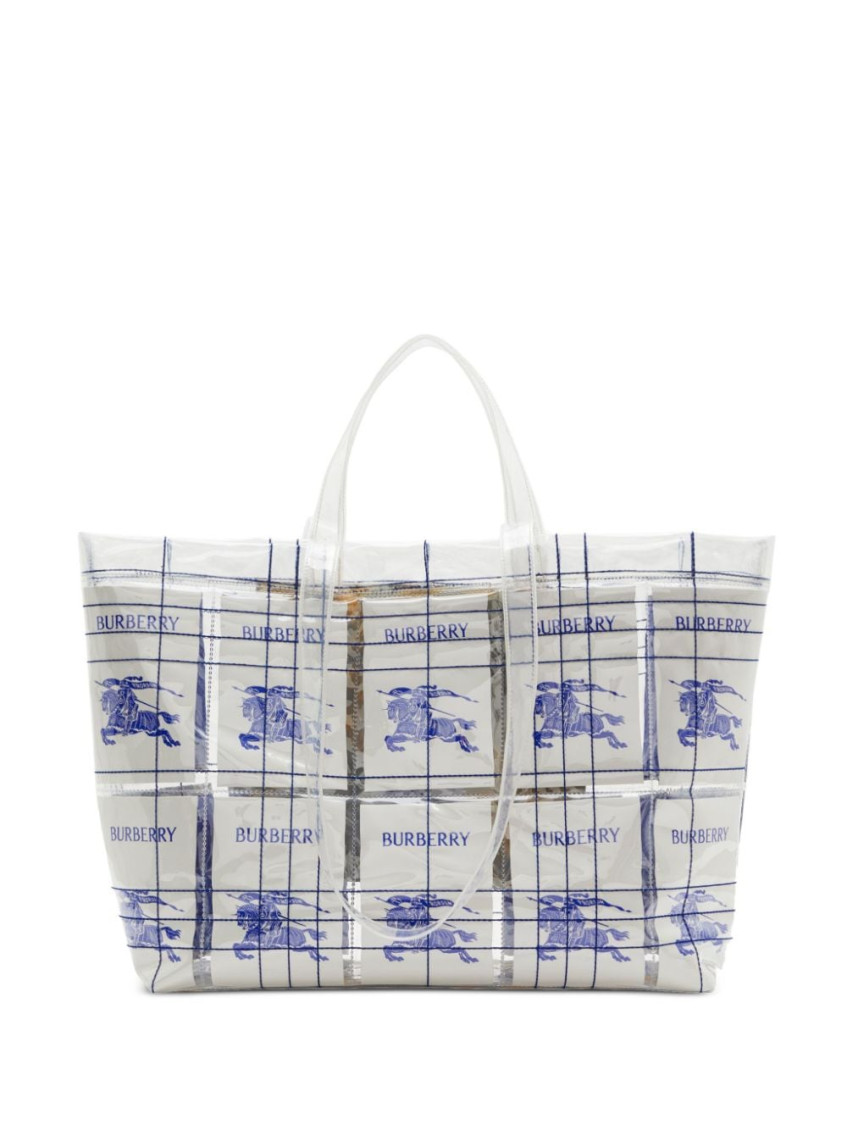 Burberry Multicolor White Logo Tote Bag for Men Online USA at Darveys