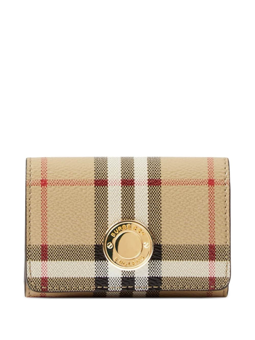 Burberry Beige Signature Clutch