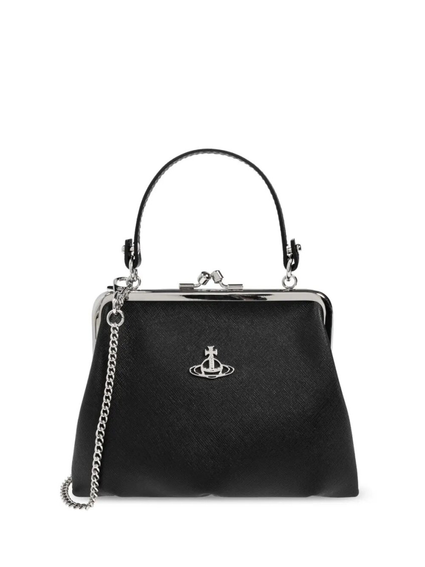 Vivienne Westwood Grained Texture Granny Frame Purse