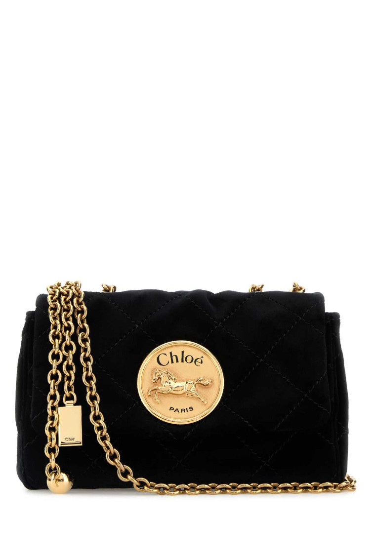 Chloé Small Heritage Shoulder Bag Quilted Design Chain Strap