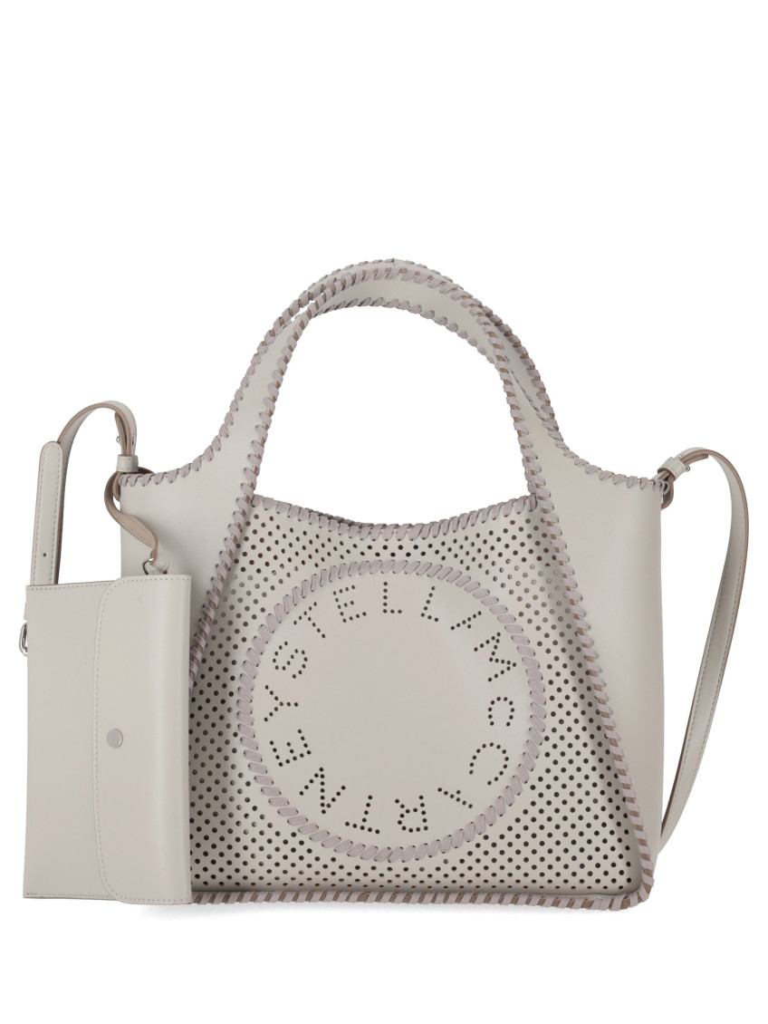 Stella Mccartney White Logo Tote