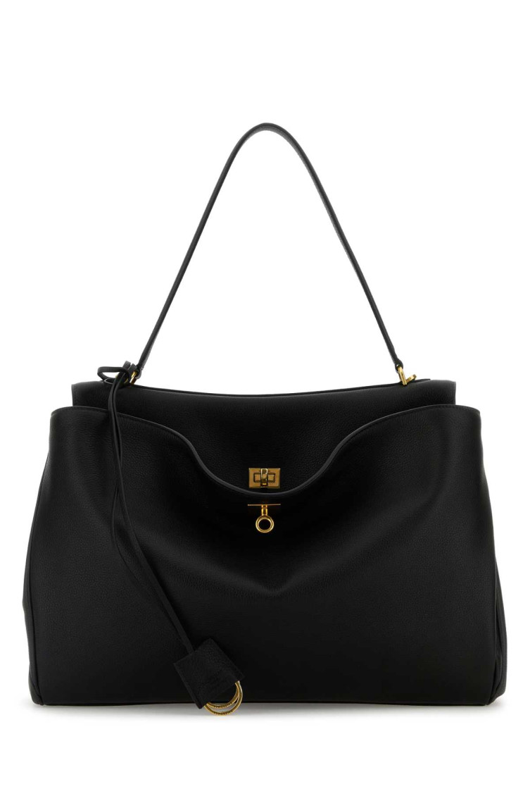 Balenciaga Rodeo Top Handle Media In Black