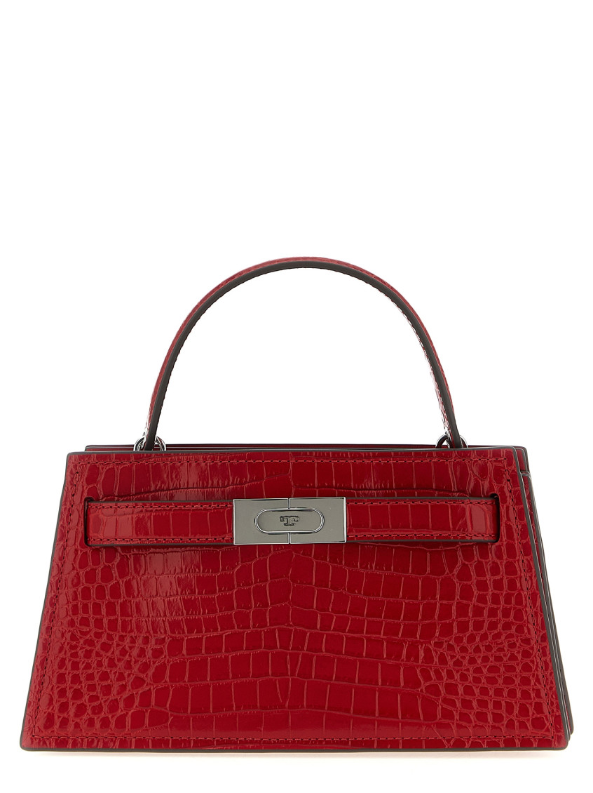 Tory Burch Red Lee Radziwill Mini Satchel In Red