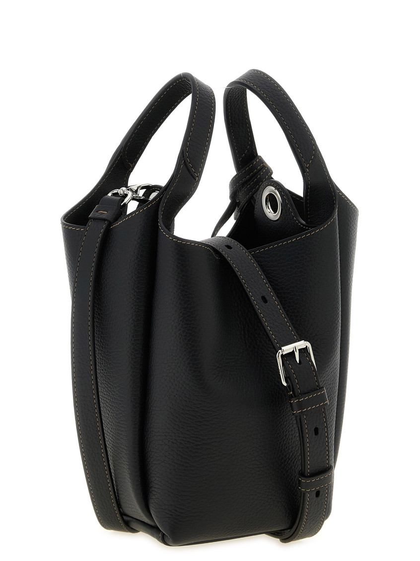 Tod's Black T Timeless Mini Bucket Bag for Women Online India at