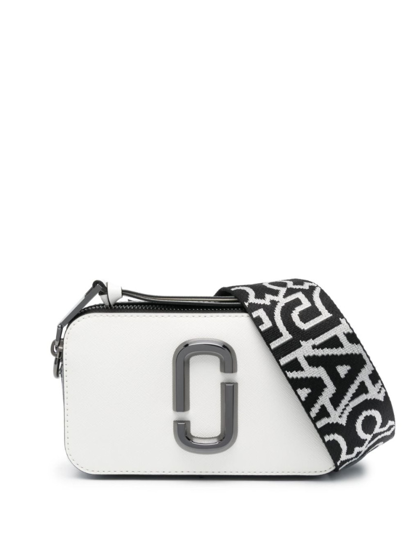 Marc Jacobs The Snapshot Leather Camera Bag In Black