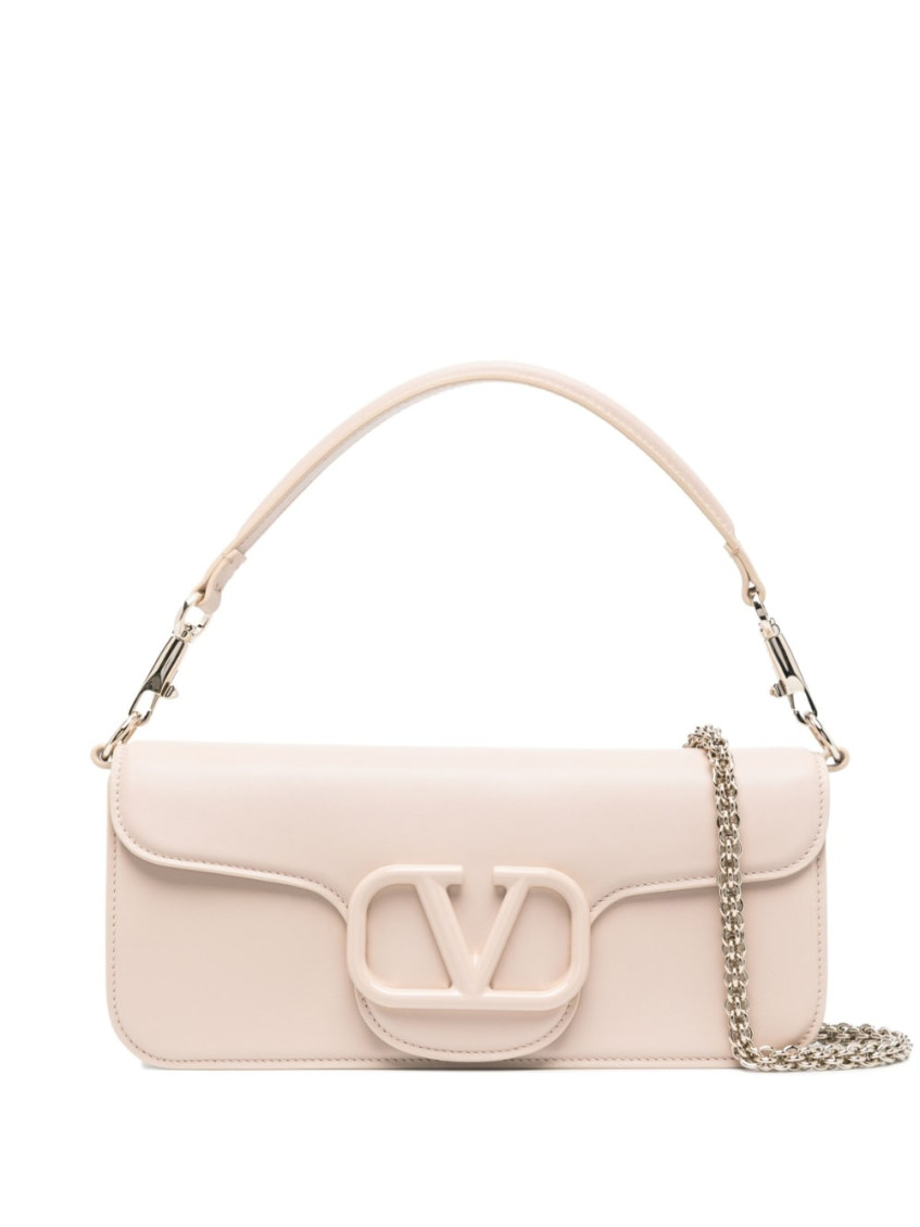 Valentino Garavani Vlogo Signature Shoulder Bag In Pink