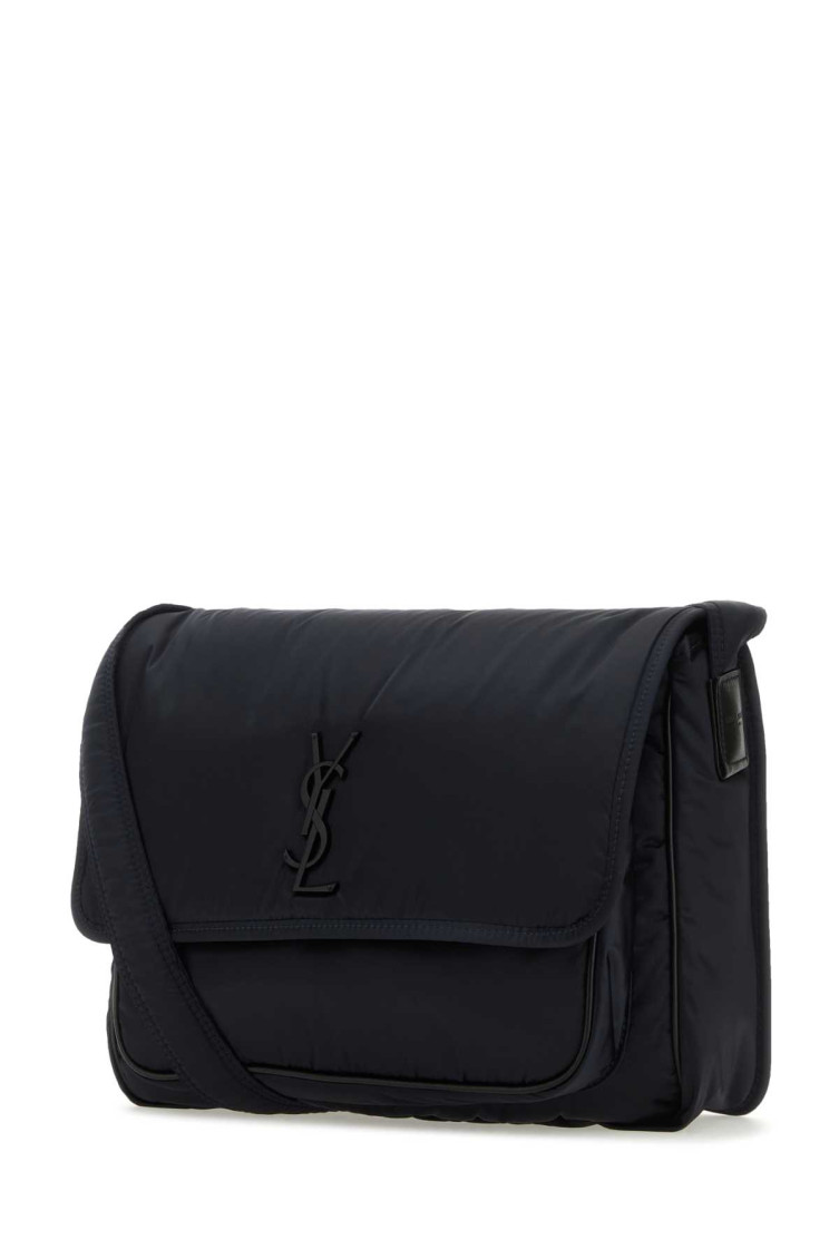 【関税&送料込】Saint Laurent Dark Blue Nylon Niki Crossbody Saint Laurent Dark blue nylon Niki crossbody bag for Men