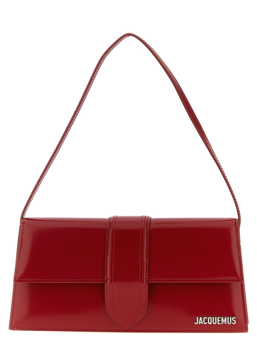 Jacquemus Le Bambino Long Shoulder Bag In Red