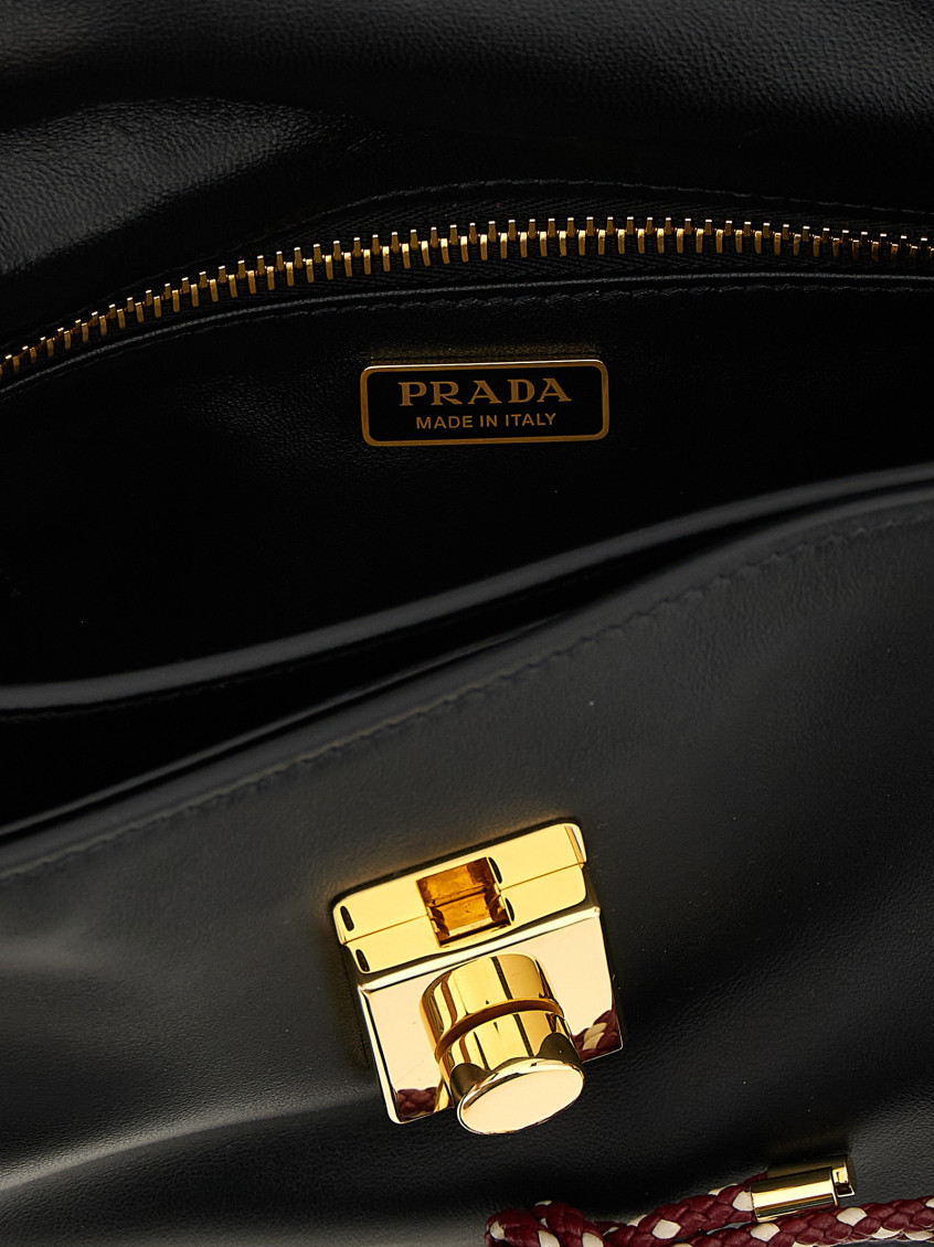 Prada Black Soft Sound Small Shoulder Bag for Women Online India