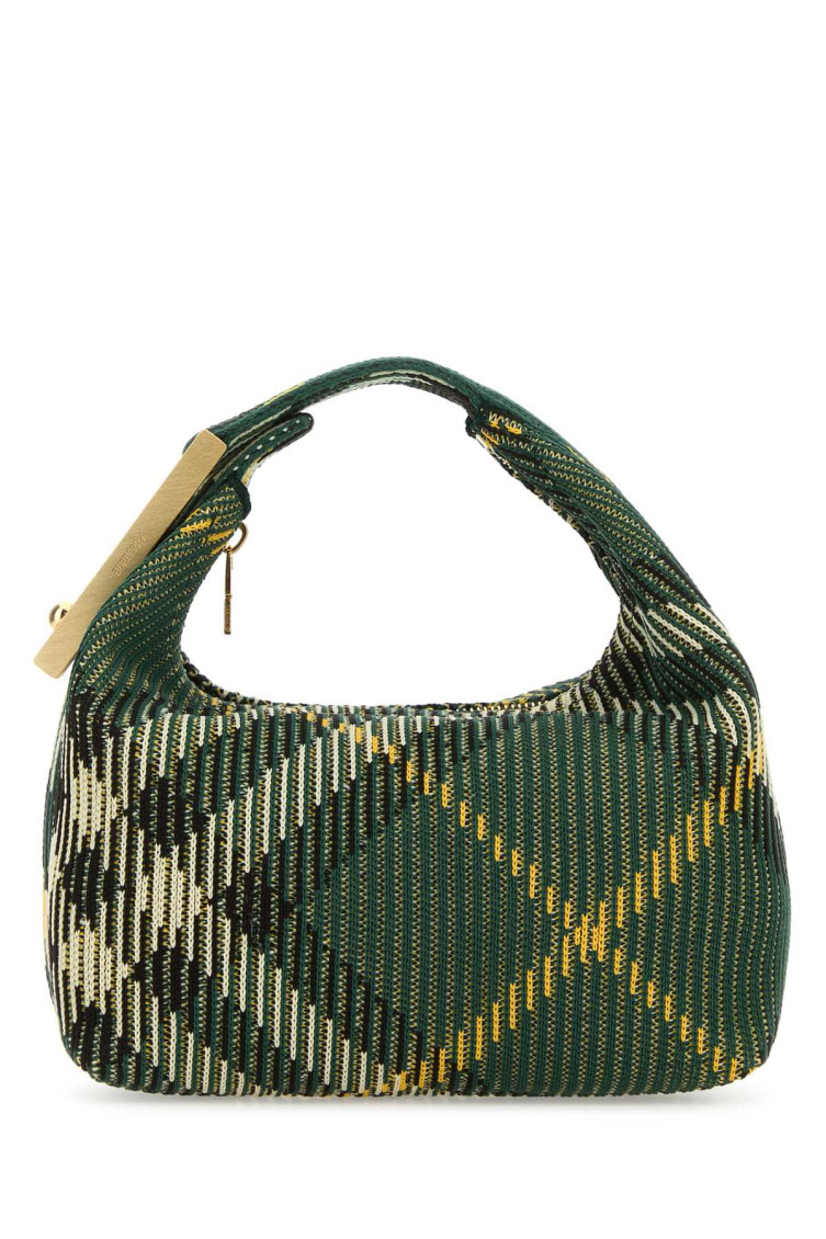 Shop Burberry Green Peg Mini Shoulder Bag