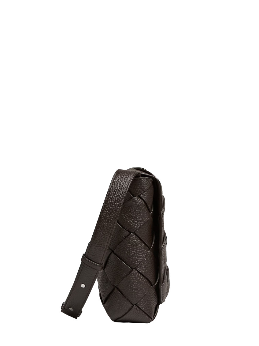 Bottega Veneta Dark Brown Diago Crossbody Bag for Men Online