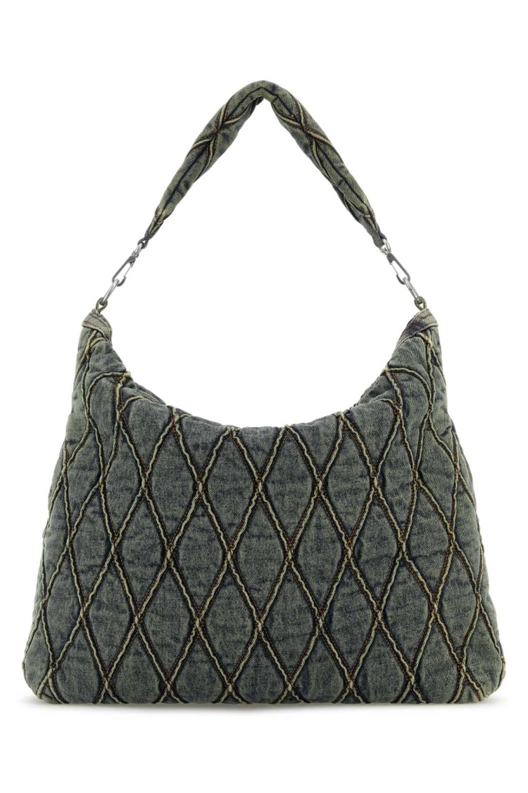 Diesel Denim Blue Charm-d Shoulder Bag