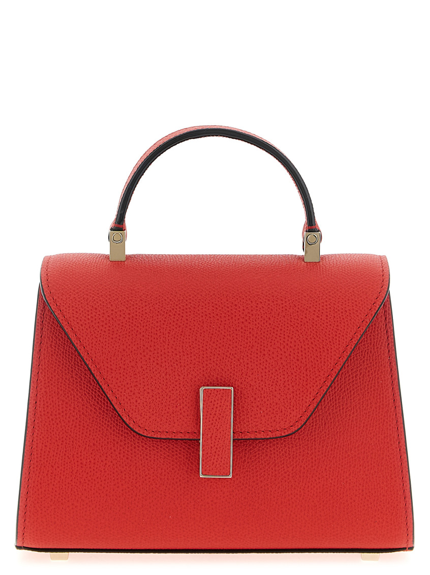 Valextra Red Iside Micro Crossbody Bag In Red