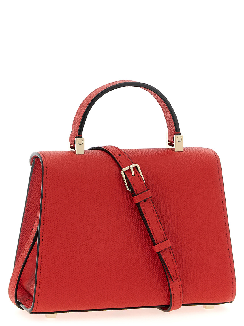 ◆Valextra 最新作◆Iside ミディアム ショルダーバッグ/Red◆ Valextra Iside: Red Leather Medium top handle bag