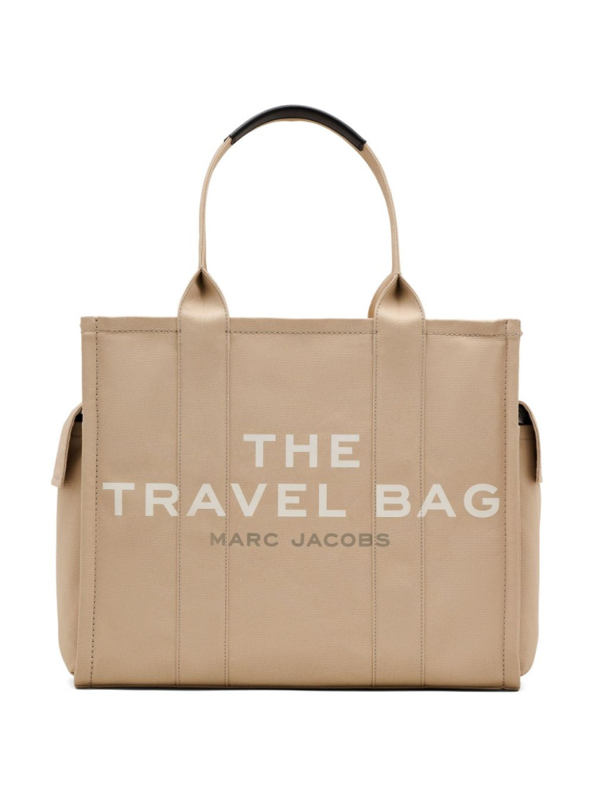 Marc Jacobs The Travel Tote Cotton Handbag In Neutral