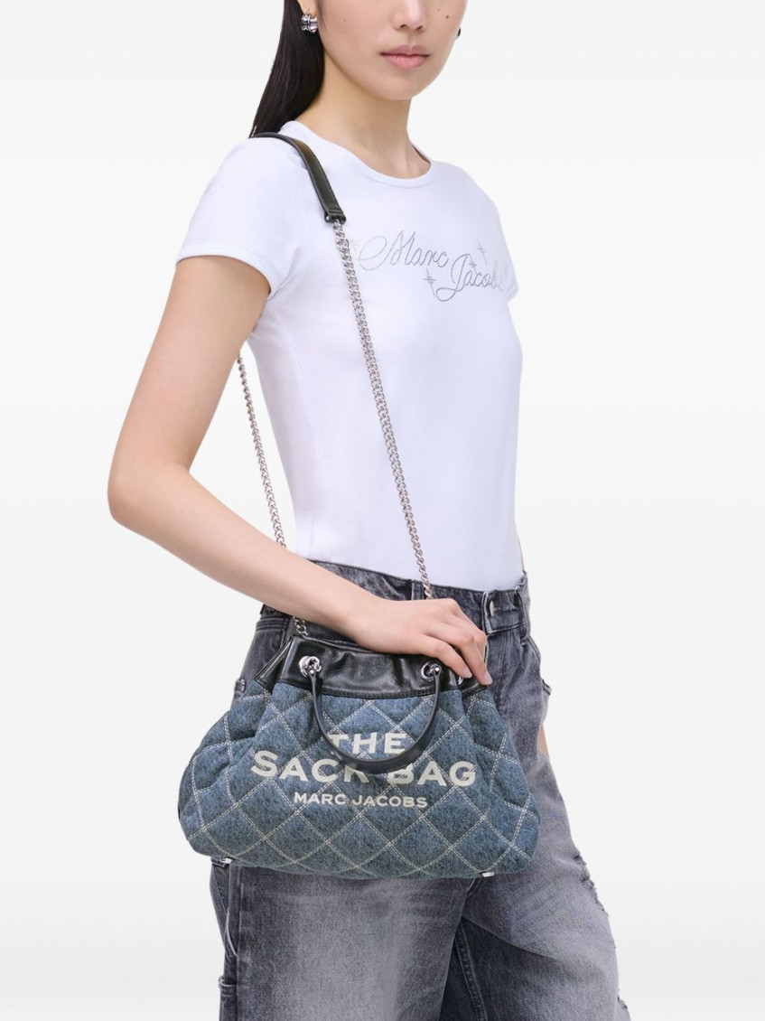 Marc Jacobs Denim Quilted Chain Sack Bag for Women Online India at