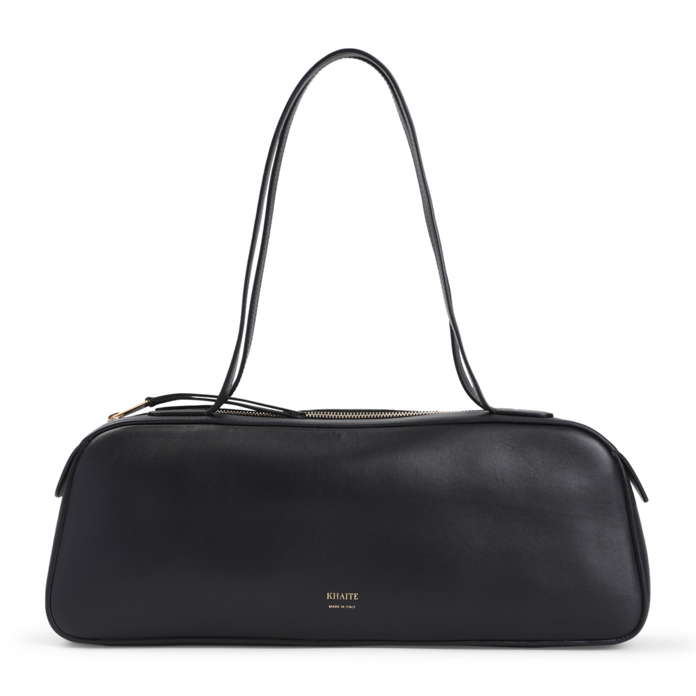 Khaite Black Simona Shoulder Bag In Black