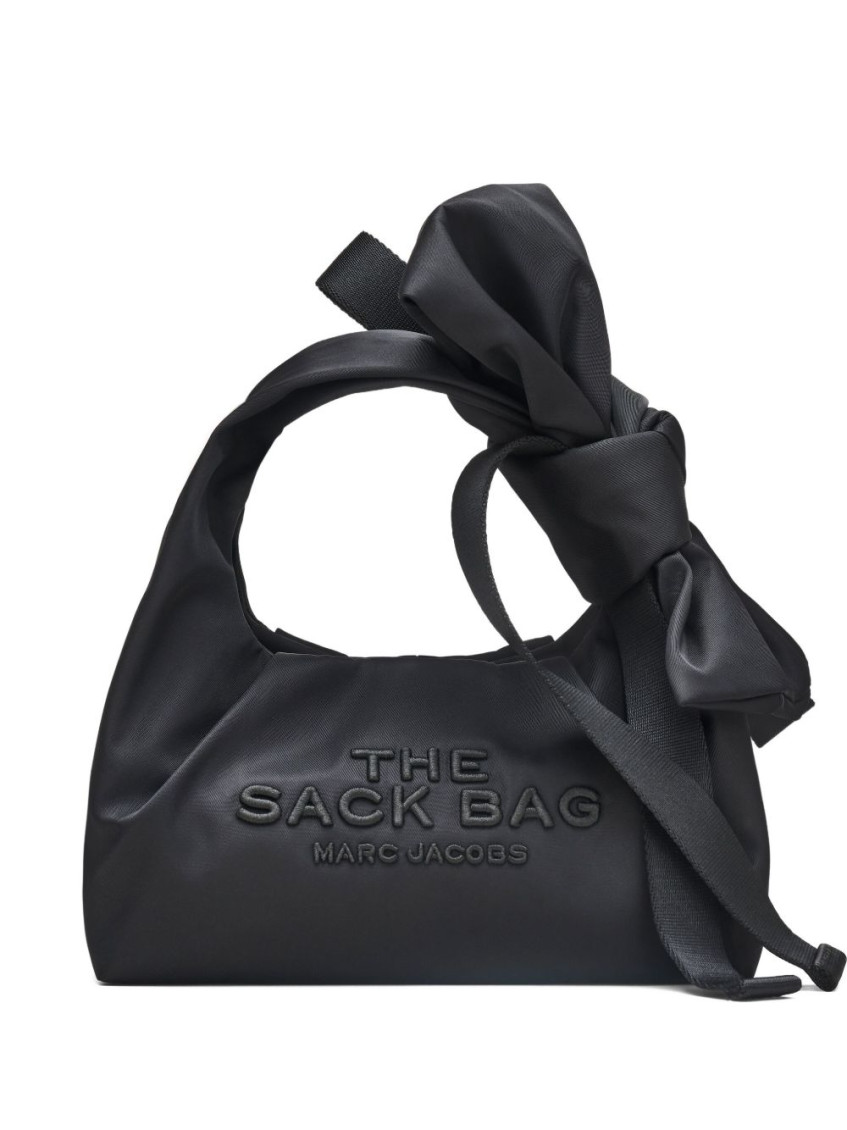 Marc Jacobs The Mini Sack Nylon Handbag In Black