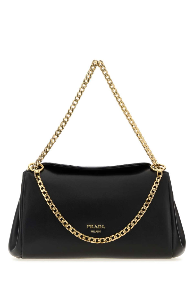 Prada Black Tumulte Shoulder Bag In Black