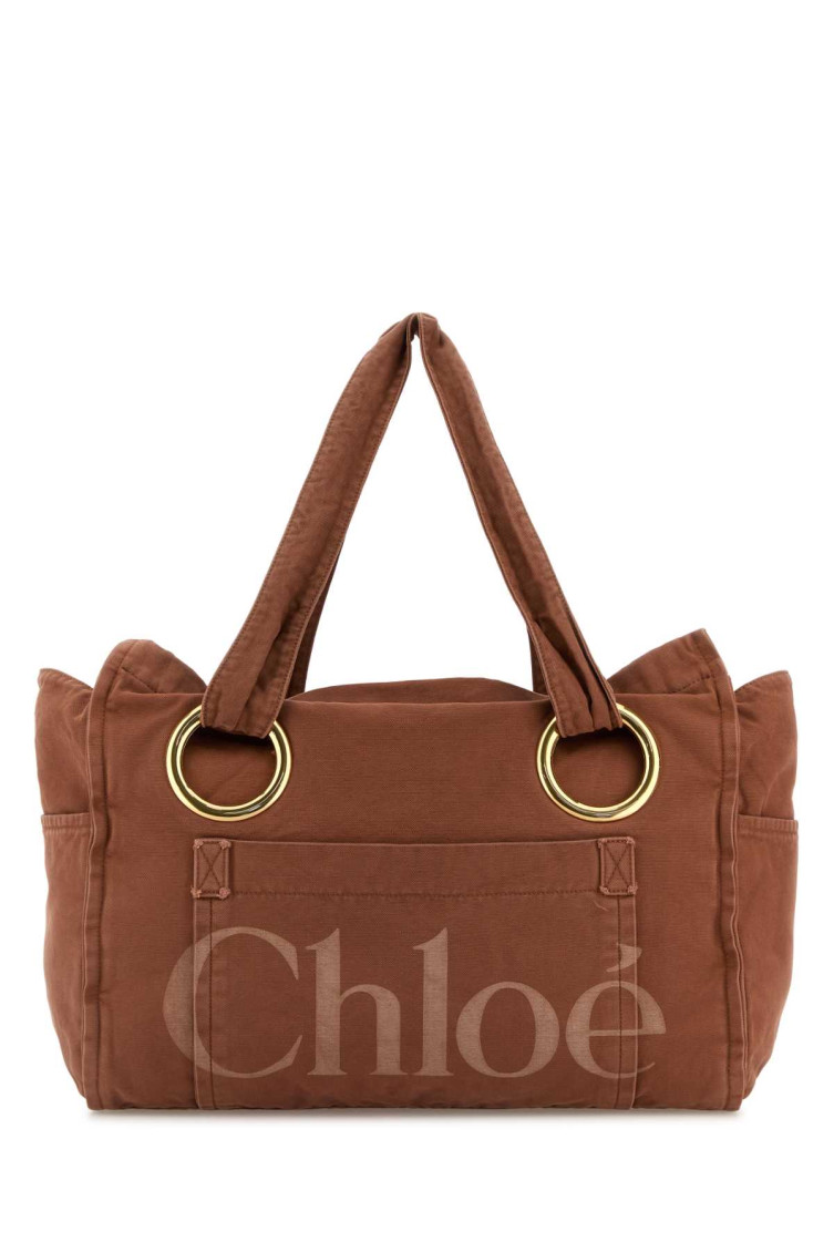 Chloé Wild Pink Plage Large Tote In Pink