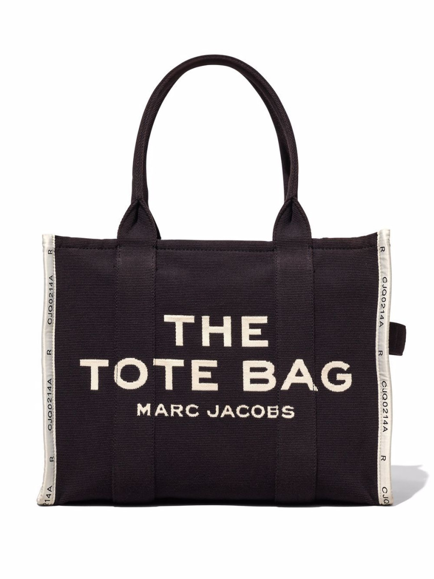 Marc Jacobs The Jacquard Large Tote Bags In Black