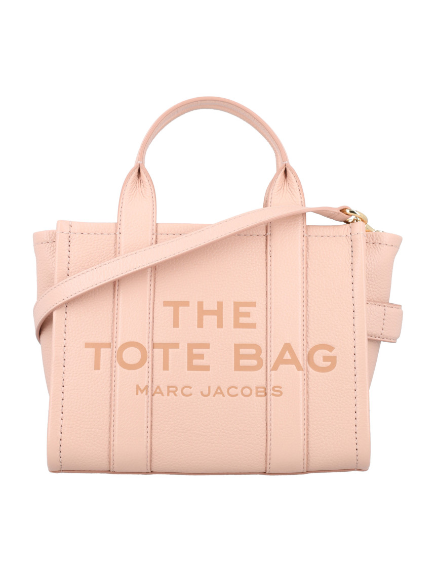 Marc Jacobs The Mini Tote Leather Bag In Light Pink