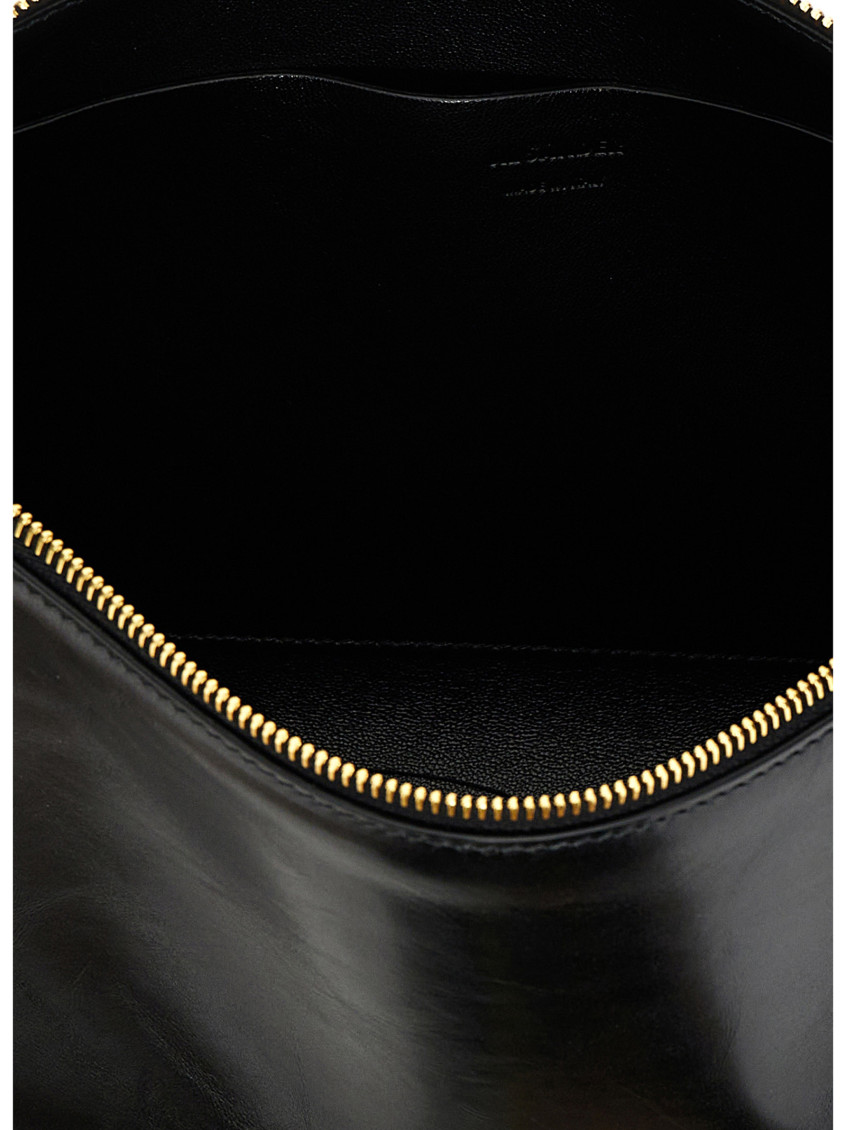 【関税込み】JIL SANDER 'Impero' media' clutch Jil Sander Black Impero Media Clutch for Women Online USA at