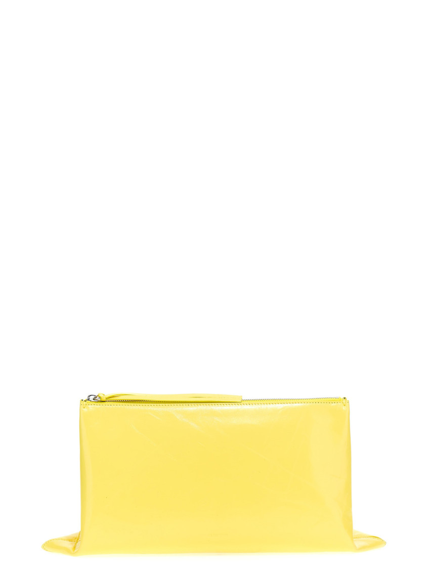 【関税込み】JIL SANDER 'Impero' media' clutch Jil Sander Yellow Impero Media Clutch | ModeSens