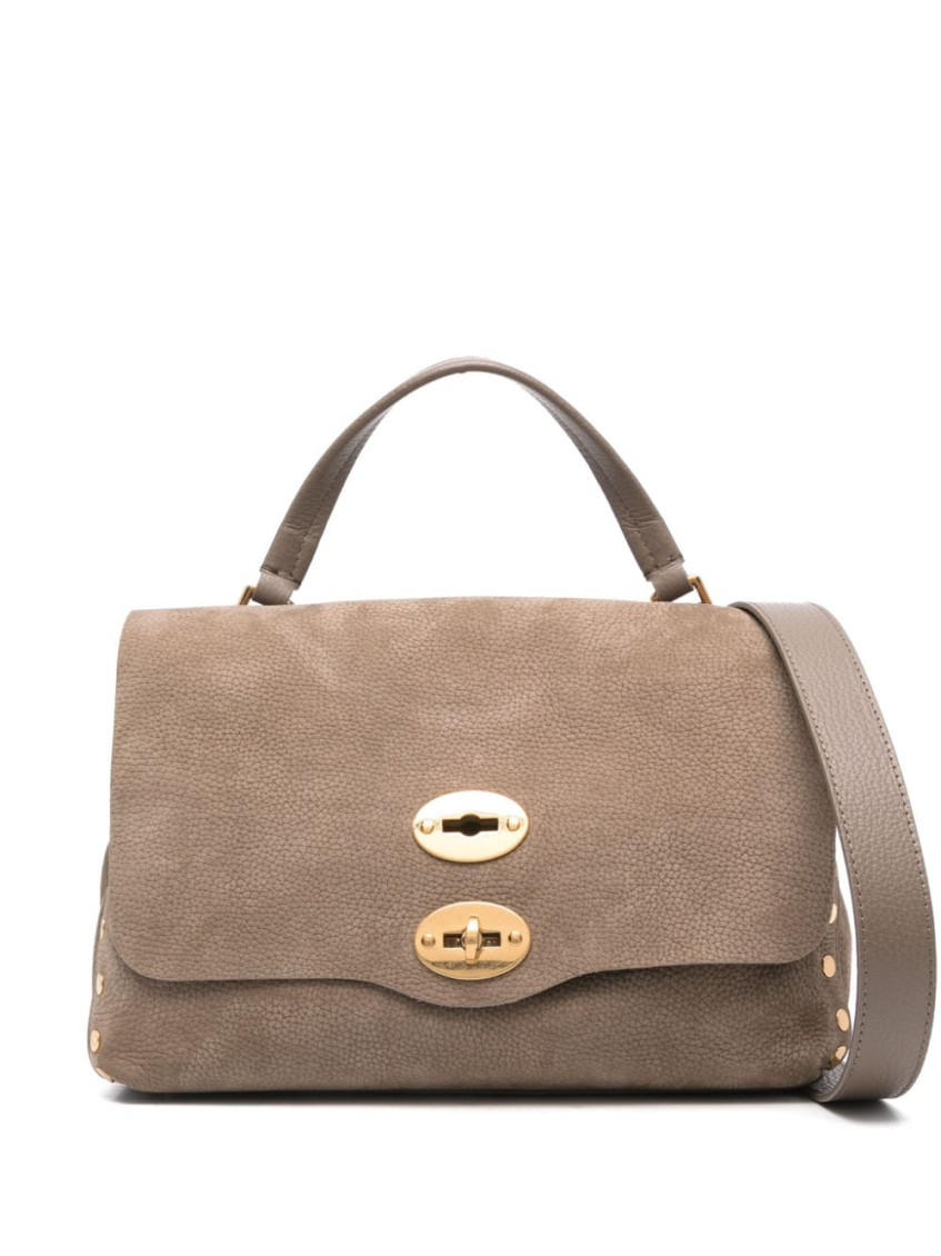 Zanellato Taupe Postina Jones Satchel Bag In Taupe