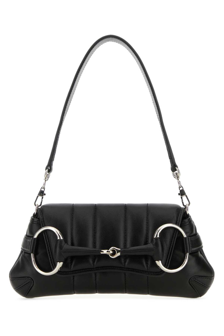 Gucci Mini Chain Shoulder Handbag In Black